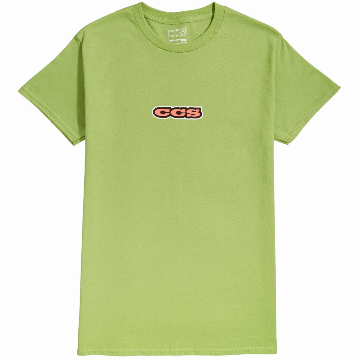 CCS 96 Logo T-Shirt - Kiwi/Pink/White Yoga Wear Fragrances