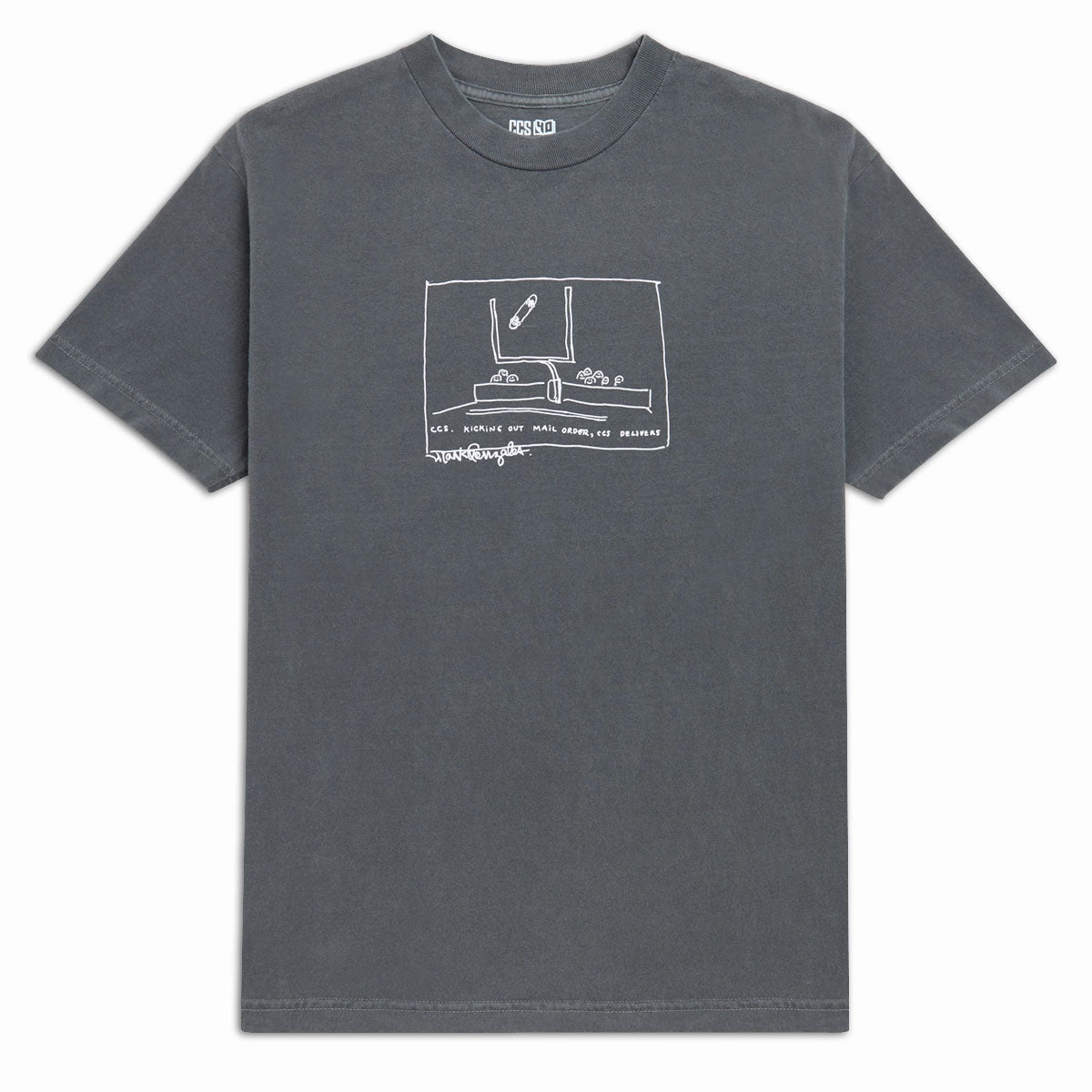 CCS Gonz 2001 Reissue T-Shirt - Faded Black Motorcycle Gear Hardware