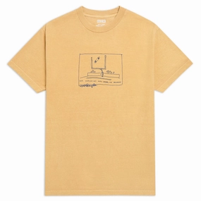 CCS Gonz 2001 Reissue T-Shirt - Faded Mustard Makeup Kindergarten Gear