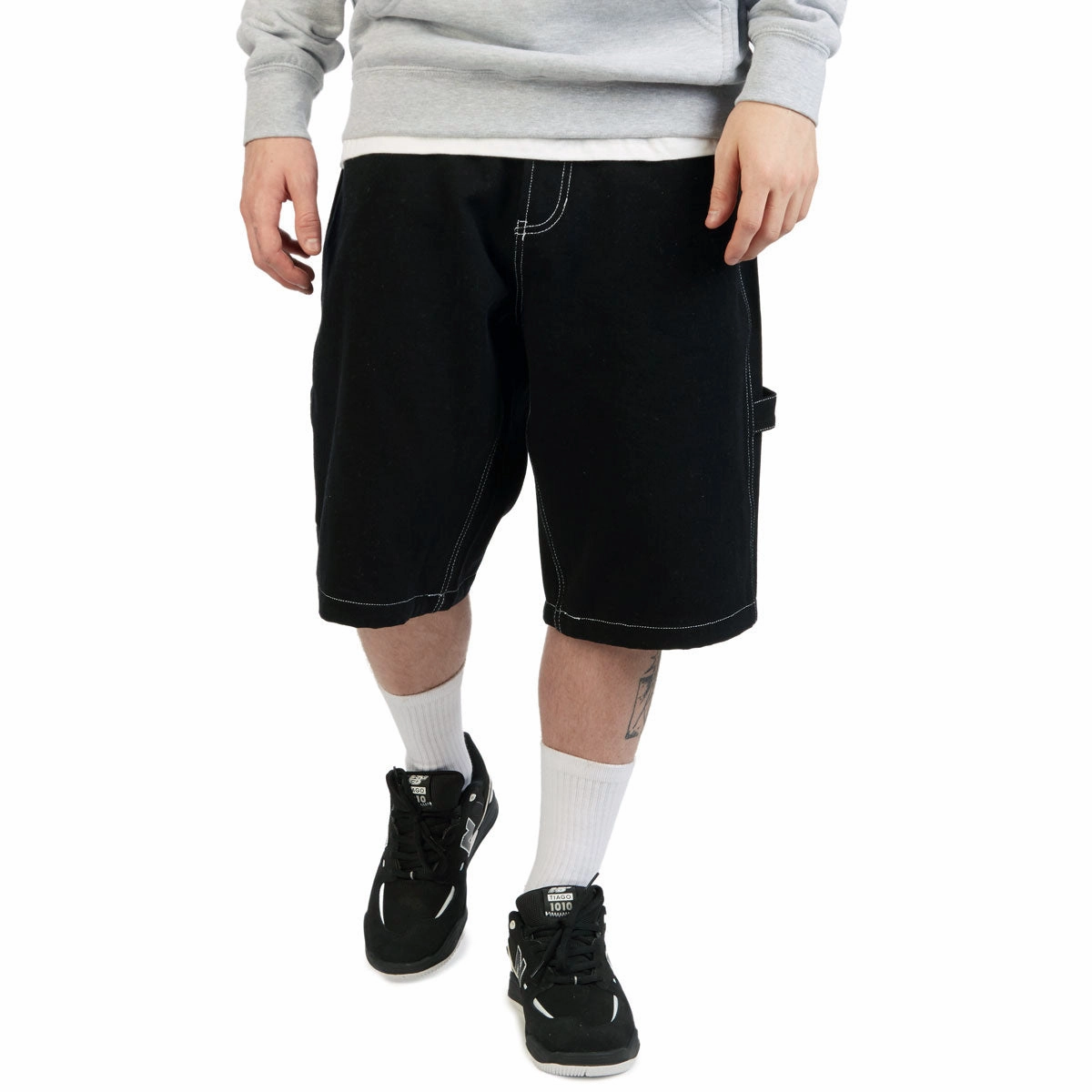 CCS Hammer Loop Canvas Shorts - Black/White Preschool Supplies Razors