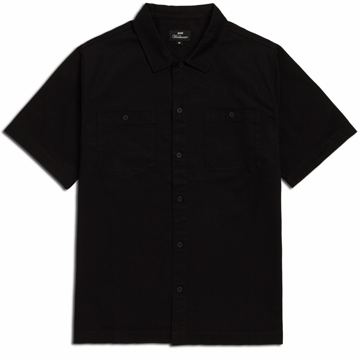 CCS Heavy Cotton Work Shirt - Black Organic Food Restaurant Equipment