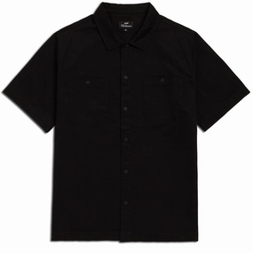CCS Heavy Cotton Work Shirt - Black Organic Food Restaurant Equipment