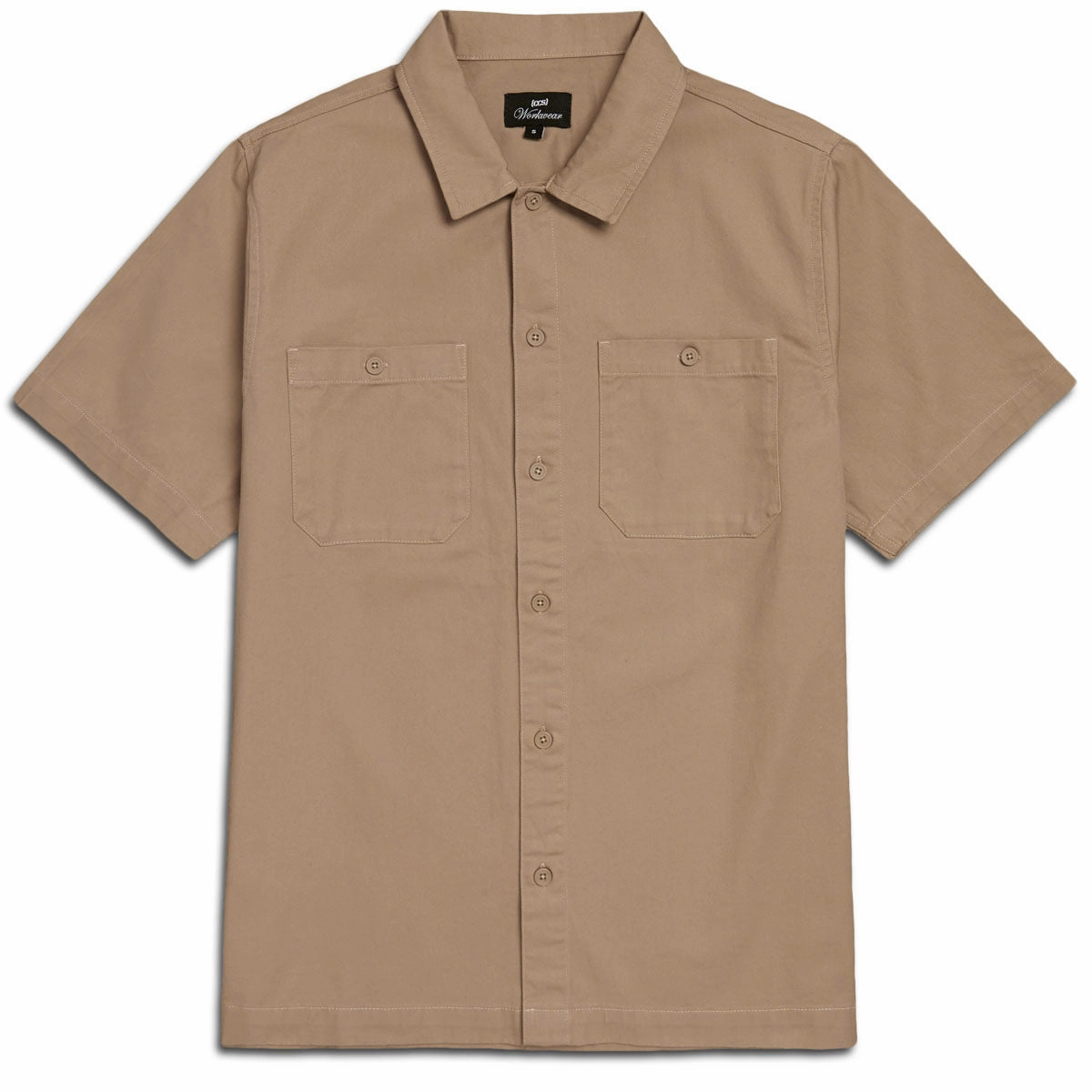 CCS Heavy Cotton Work Shirt - Khaki Dish Soap Building Materials