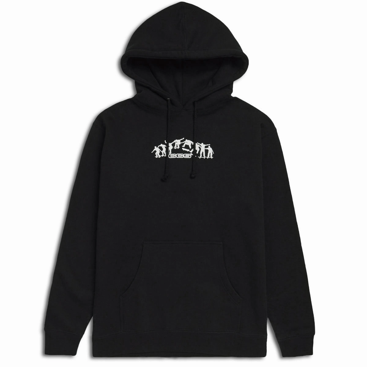 CCS Kickflip Logo Pullover Hoodie - Black/White Ink Cartridges Ribbons