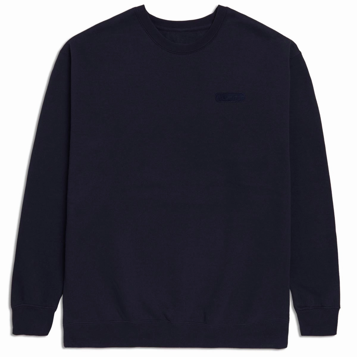 CCS Nested Logo Heavy Crewneck Sweatshirt - Navy Fragrances Web Development