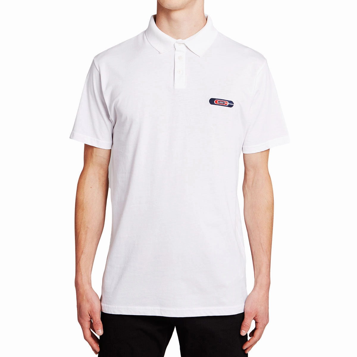CCS Nested Polo Shirt - White Medical Uniforms Athletic Footwear