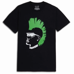 CCS OG Punk T-Shirt - Black/Green Sustainable Fashion Tires