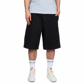 CCS Pleated Chino Shorts - Black Hardware Fax Machines