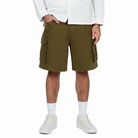 CCS Recon Cargo Shorts - Olive Silk Fabric Seeds