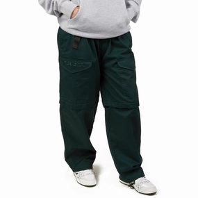 CCS Snap On Cargo Pants - Green Hair Extensions Fashion Blog