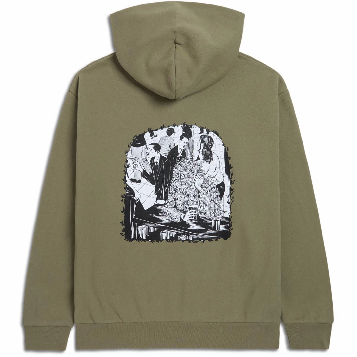 CCS Social Camouflage Bar Hoodie - Olive Card Games Statues
