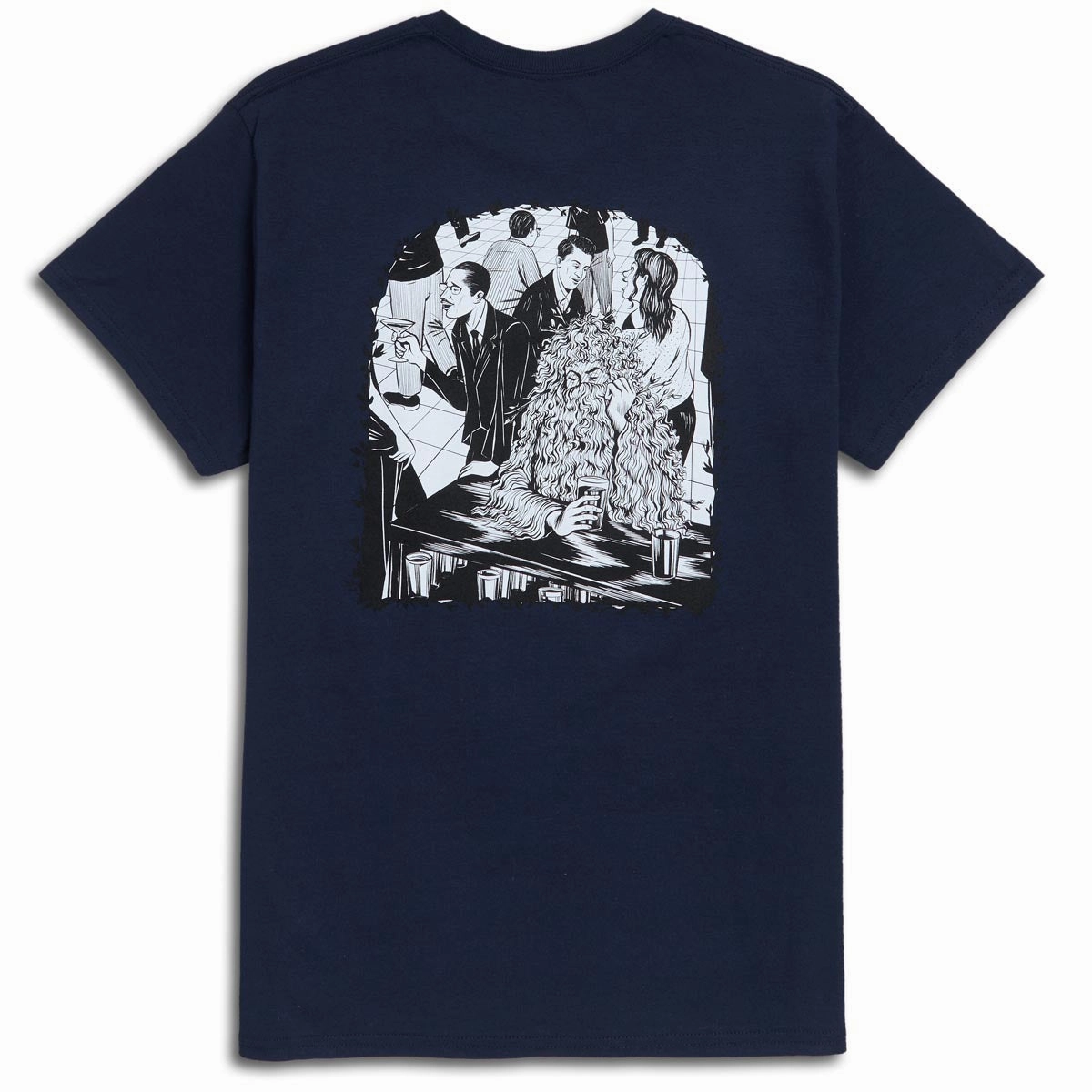 CCS Social Camouflage Bar T-Shirt - Navy Fashion Inspiration Hats