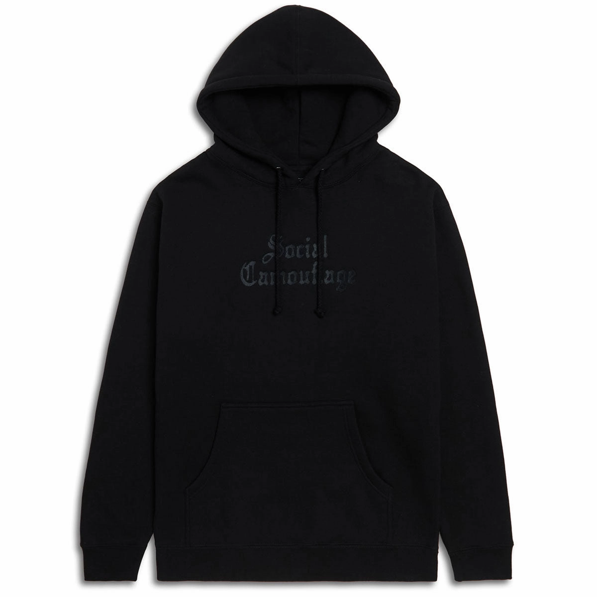 CCS Social Camouflage Embroidered Hoodie - Black Party Wear Hiking Boots
