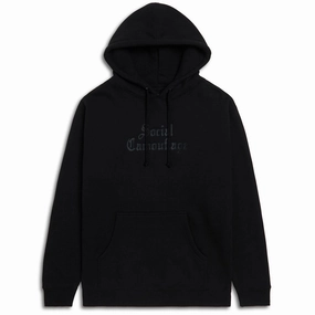 CCS Social Camouflage Embroidered Hoodie - Black Party Wear Hiking Boots