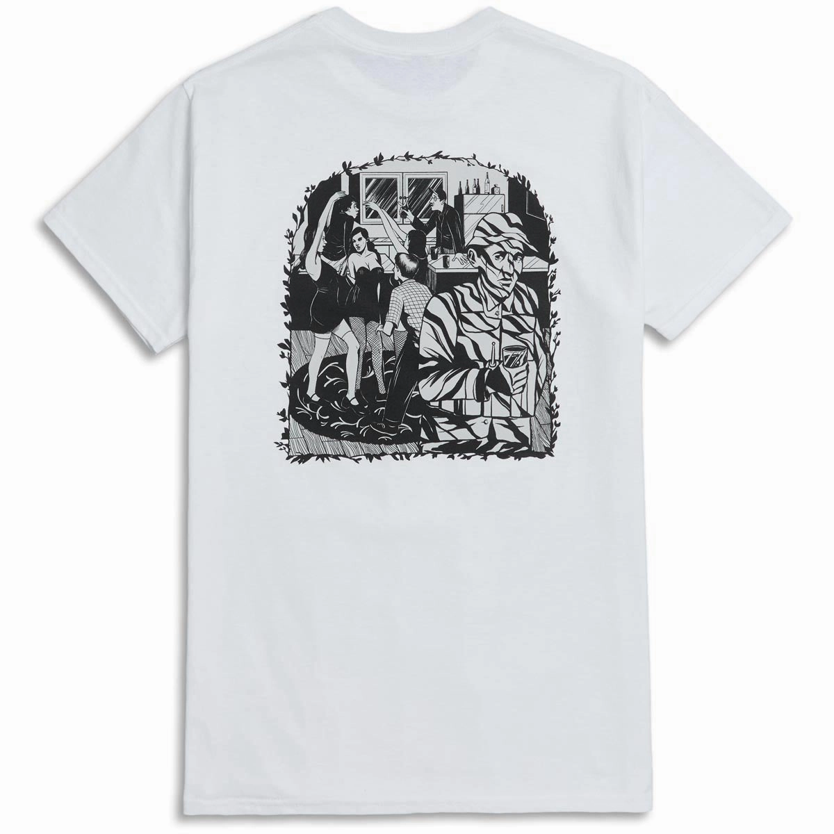 CCS Social Camouflage Party T-Shirt - White Lawn Mowers Hotels