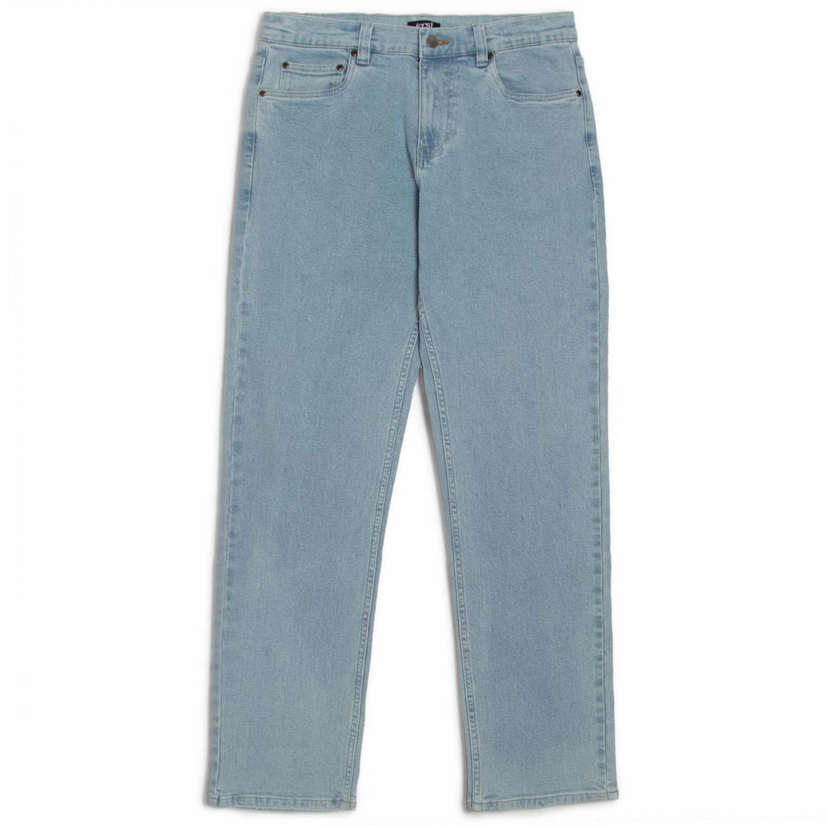 CCS Straight Stretch Denim Jeans - 12oz Bleach Wash Movies Gloves