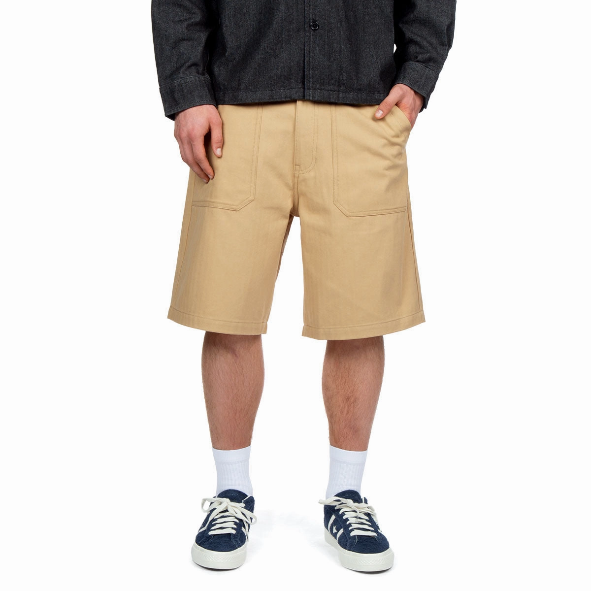 CCS Surplus Herringbone Shorts - Khaki Party Favors Building Materials