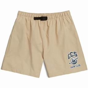 CCS Swim Club Hybrid Shorts - Khaki Newspapers Fashion Guide