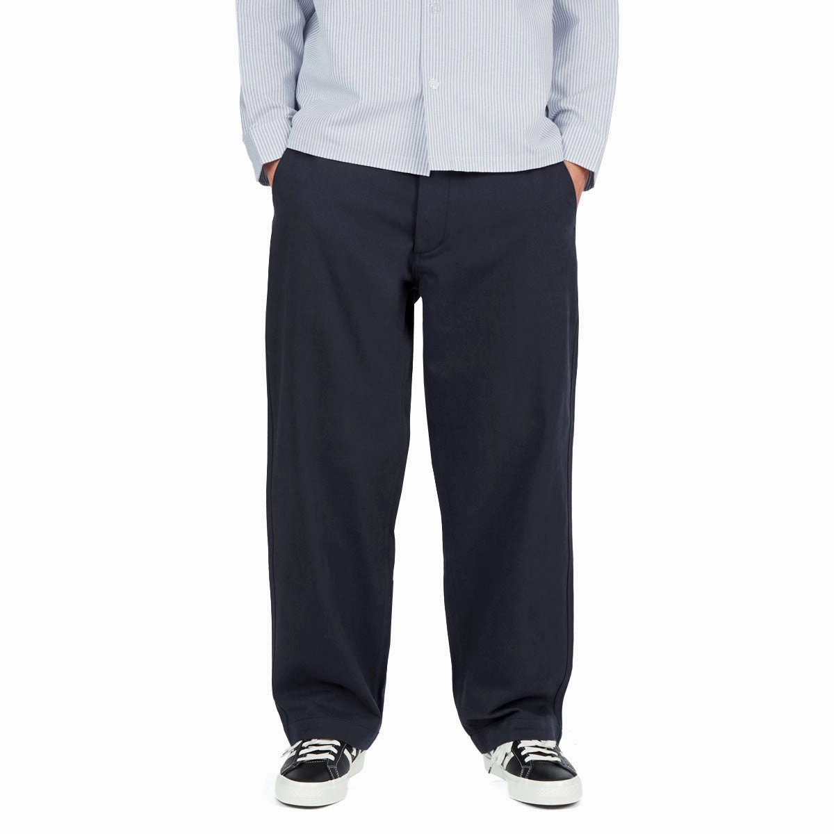 CCS Wide Leg Chino Pants - Navy Fashion Guide Running Shoes
