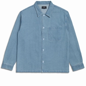 Celebrity Items CCS Box Denim Shirt - Light Blue Wool Garments
