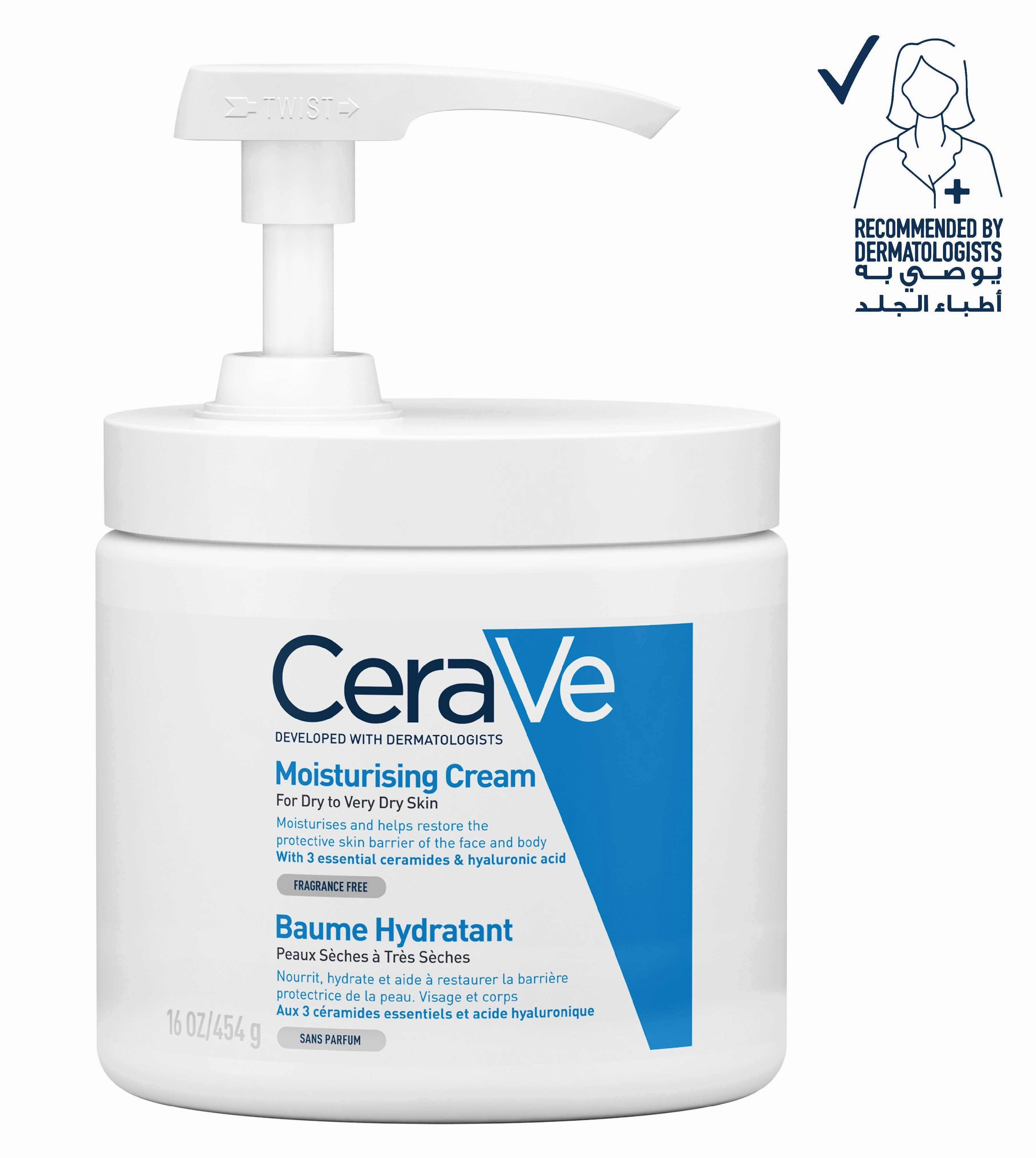Cerave Moisturizing Cream Pump 454G