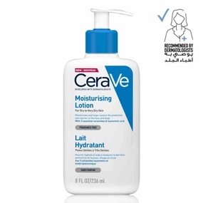 Cerave Moisturizing Lotion for Dry to Very Dry Skin with Hyaluronic Acid 236Ml
