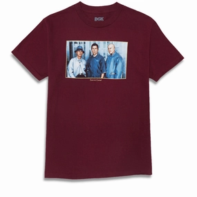 Chargers DGK Carnal T-Shirt - Burgundy PPE