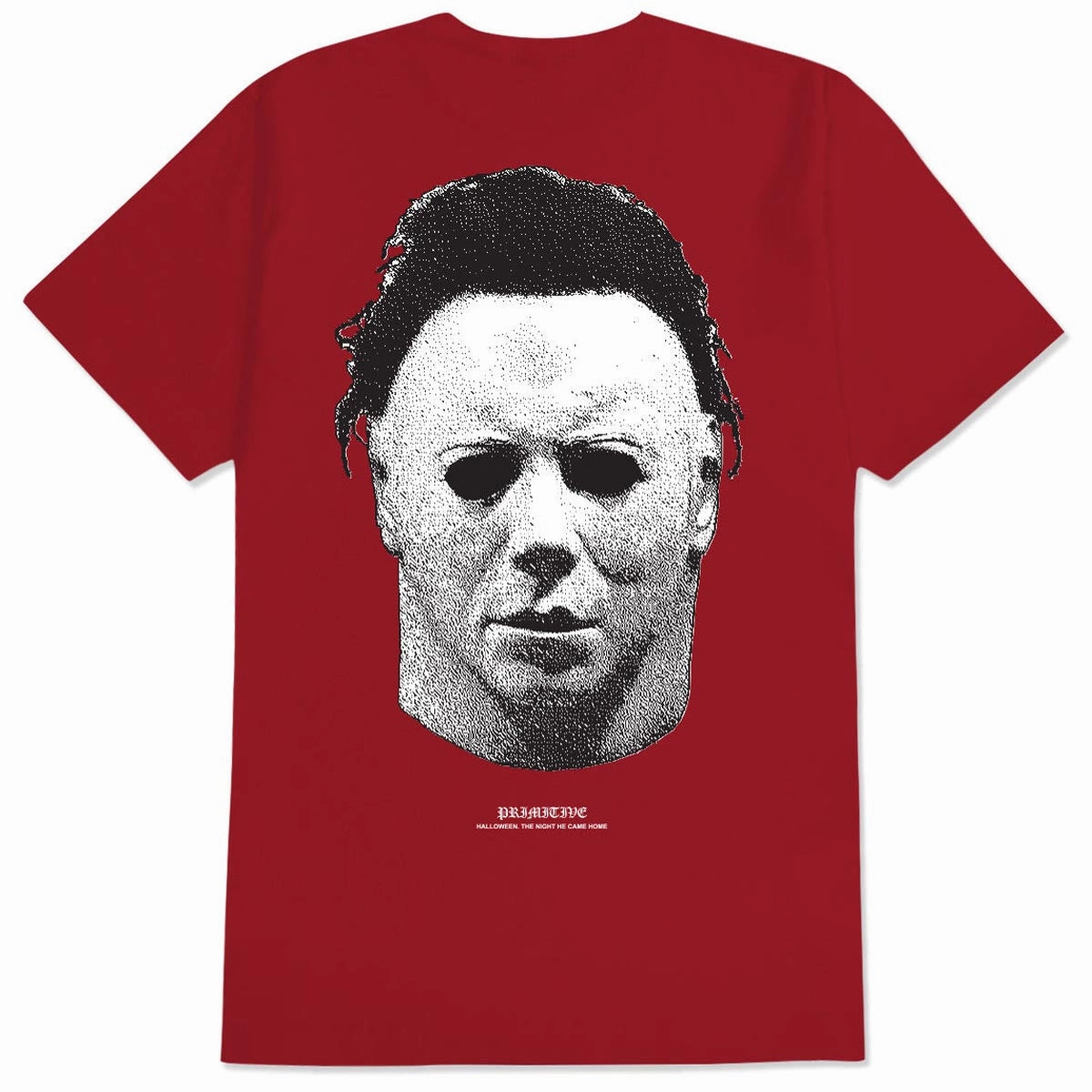 Chargers Primitive x Halloween Mask T-Shirt - Cardinal Scissors