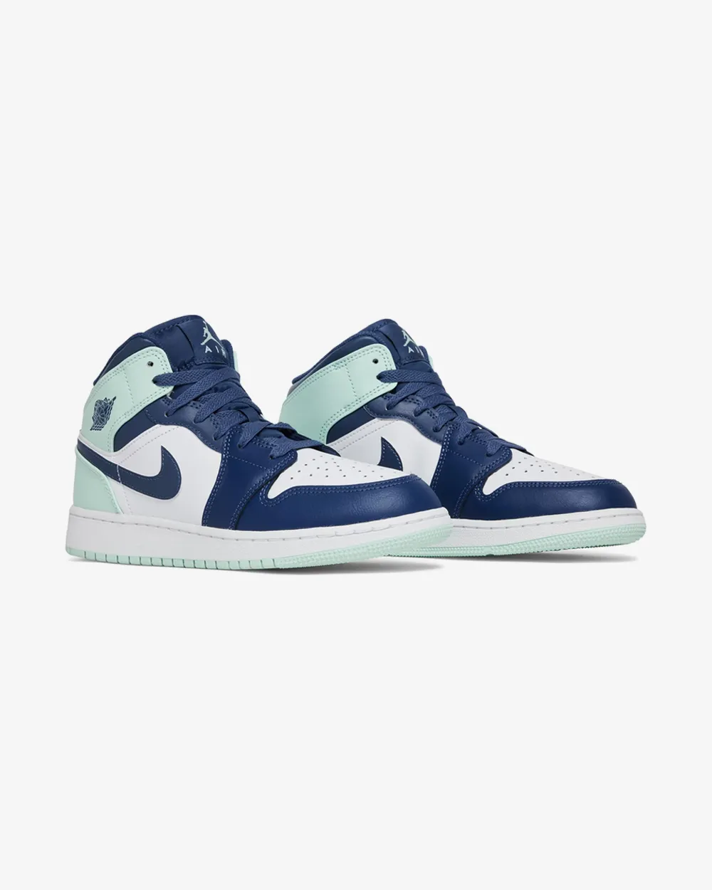 Chic stability NIKE AIR JORDAN1 MID BLUE MINT GS