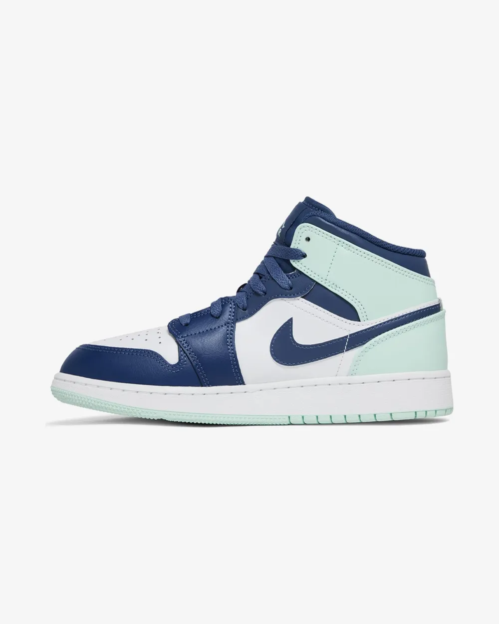 Chic stability NIKE AIR JORDAN1 MID BLUE MINT GS