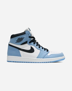 Foot Glide Comfortable Sole NIKE AIR JORDAN1 RETRO HIGH OG WHITE UNIVERSITY BLUE