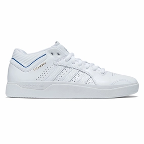 Children's Shoes Adidas Tyshawn Shoes - Ftwr White/Blue Bird/Gold Metallic Car Audio