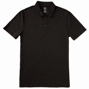 Children's Shoes Volcom Hazard Pro Polo Shirt - Black Sports & Outdoors