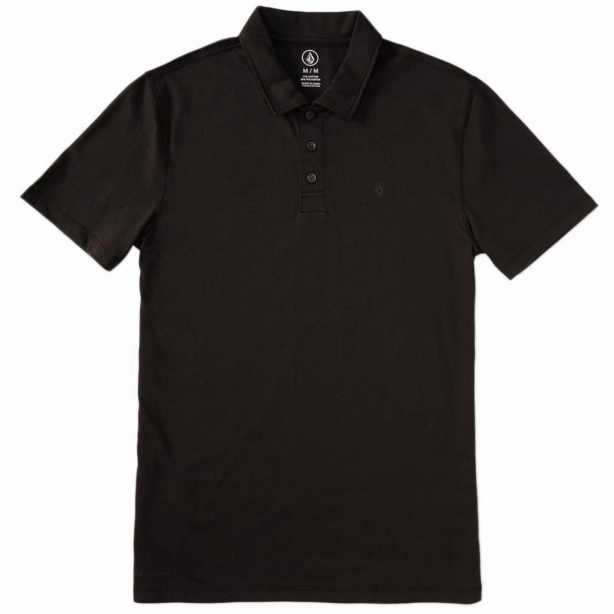 Children's Shoes Volcom Hazard Pro Polo Shirt - Black Sports & Outdoors