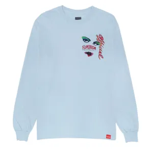 Chocolate Art Official Long Sleeve T-Shirt - Powder Blue Classic Styles Gift Wrapping
