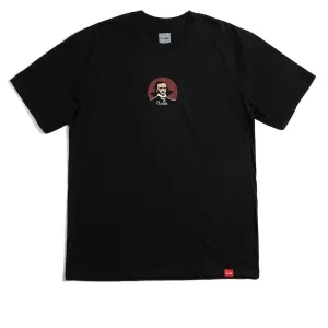 Chocolate Poe T-Shirt - Black Groceries Plants