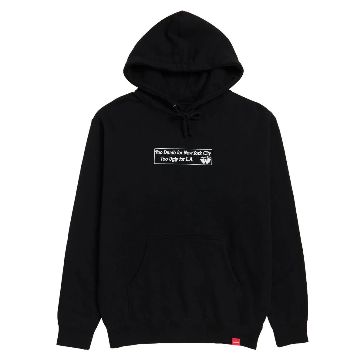 Chocolate x Waylon Too Dumb Hoodie - Black Bubble Wrap Dresses