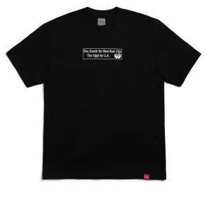 Chocolate x Waylon Too Dumb T-Shirt - Black Courses Footwear Collection