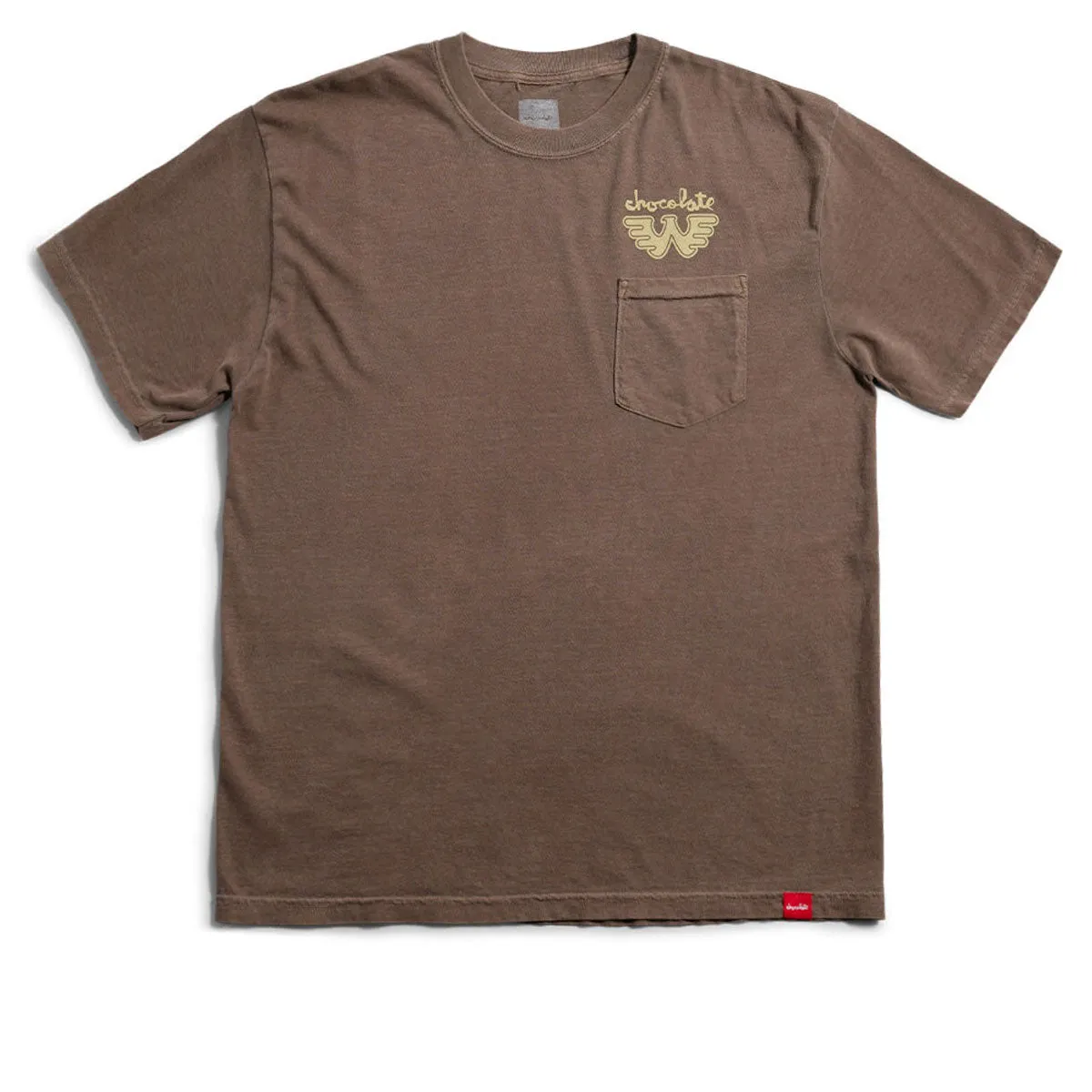 Chocolate x Waylon W Pocket T-Shirt - Brown Soil Athletic Footwear