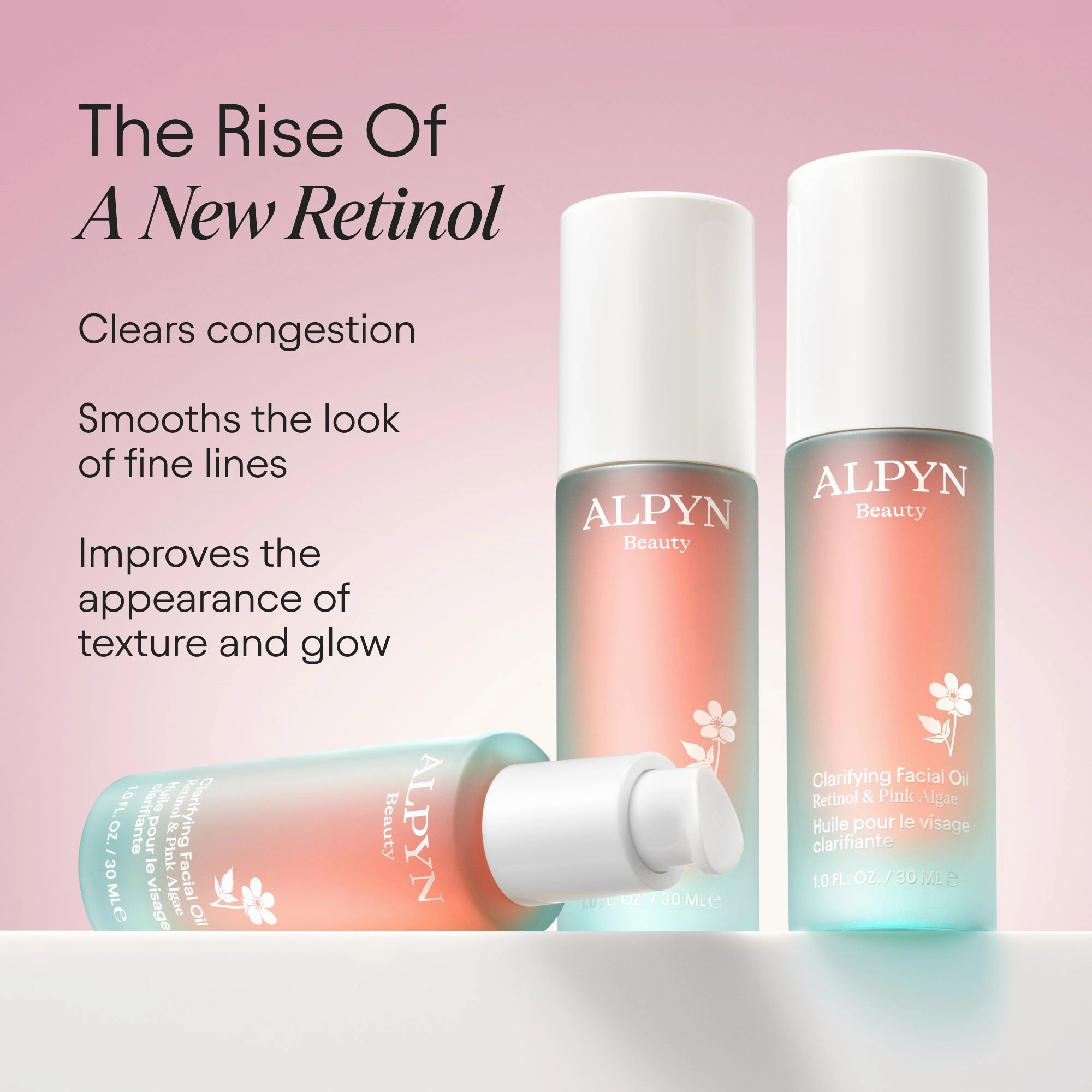 Clarifying Facial Oil With Retinol & Pink Algae