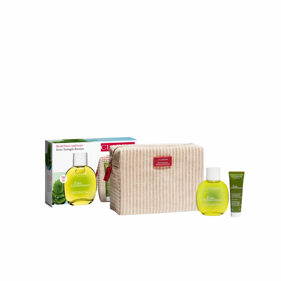 Clarins Eau Extraordinaire Gift Set   Pouch