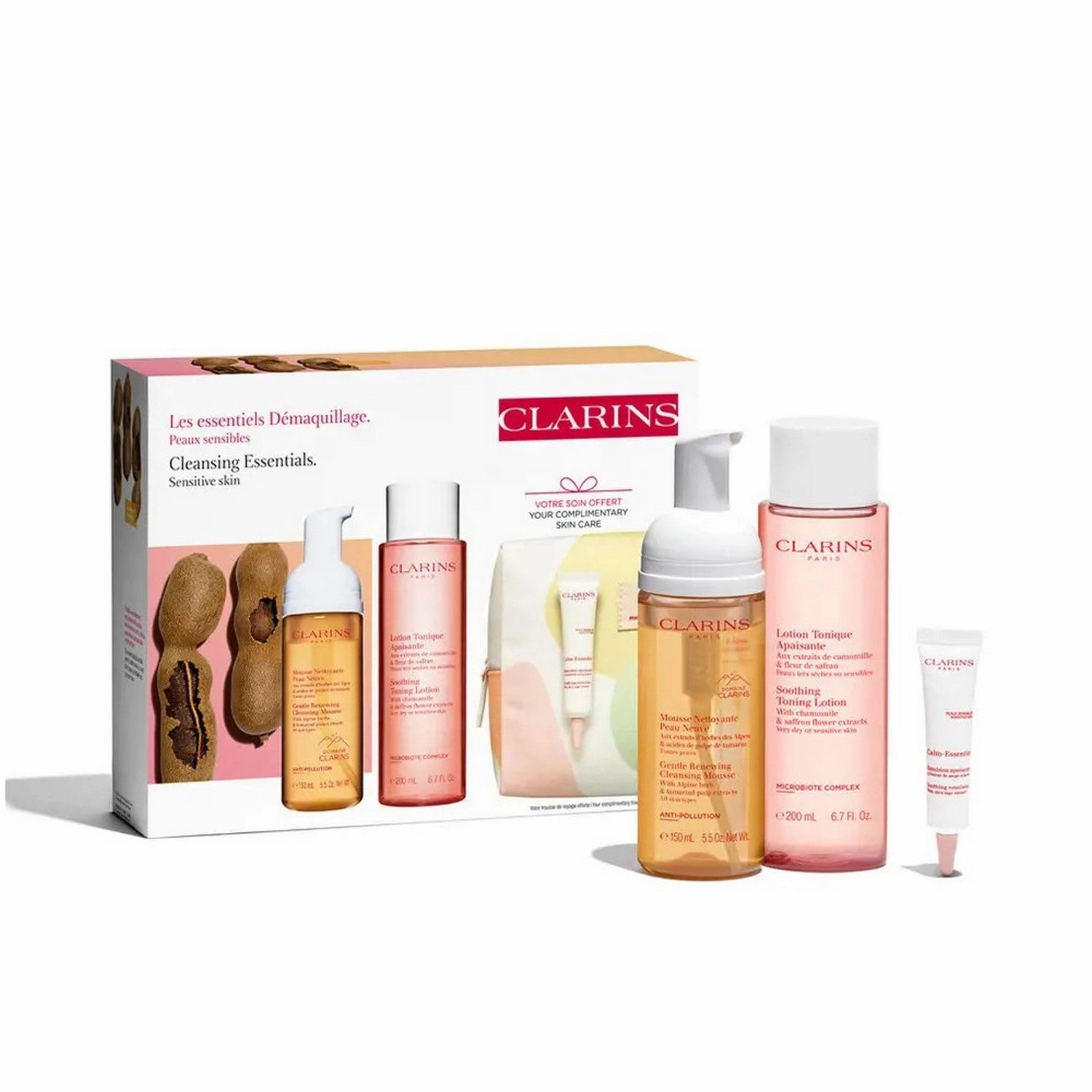 Clarins Premium Cleansing Set Sensitive Skin