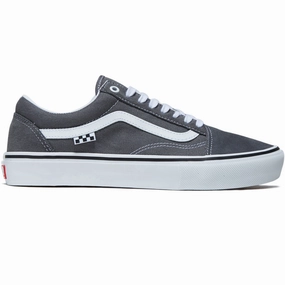 Classic Styles Vans Skate Old Skool Shoes - Pewter/White Nails