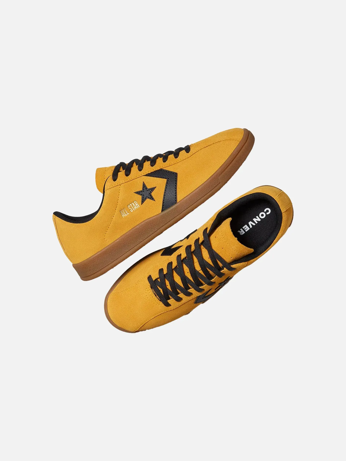 Classy All Star Classic Trainer Suede - Yellow/Gum