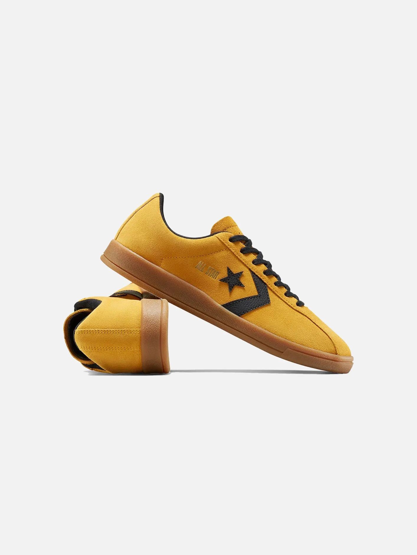 Classy All Star Classic Trainer Suede - Yellow/Gum