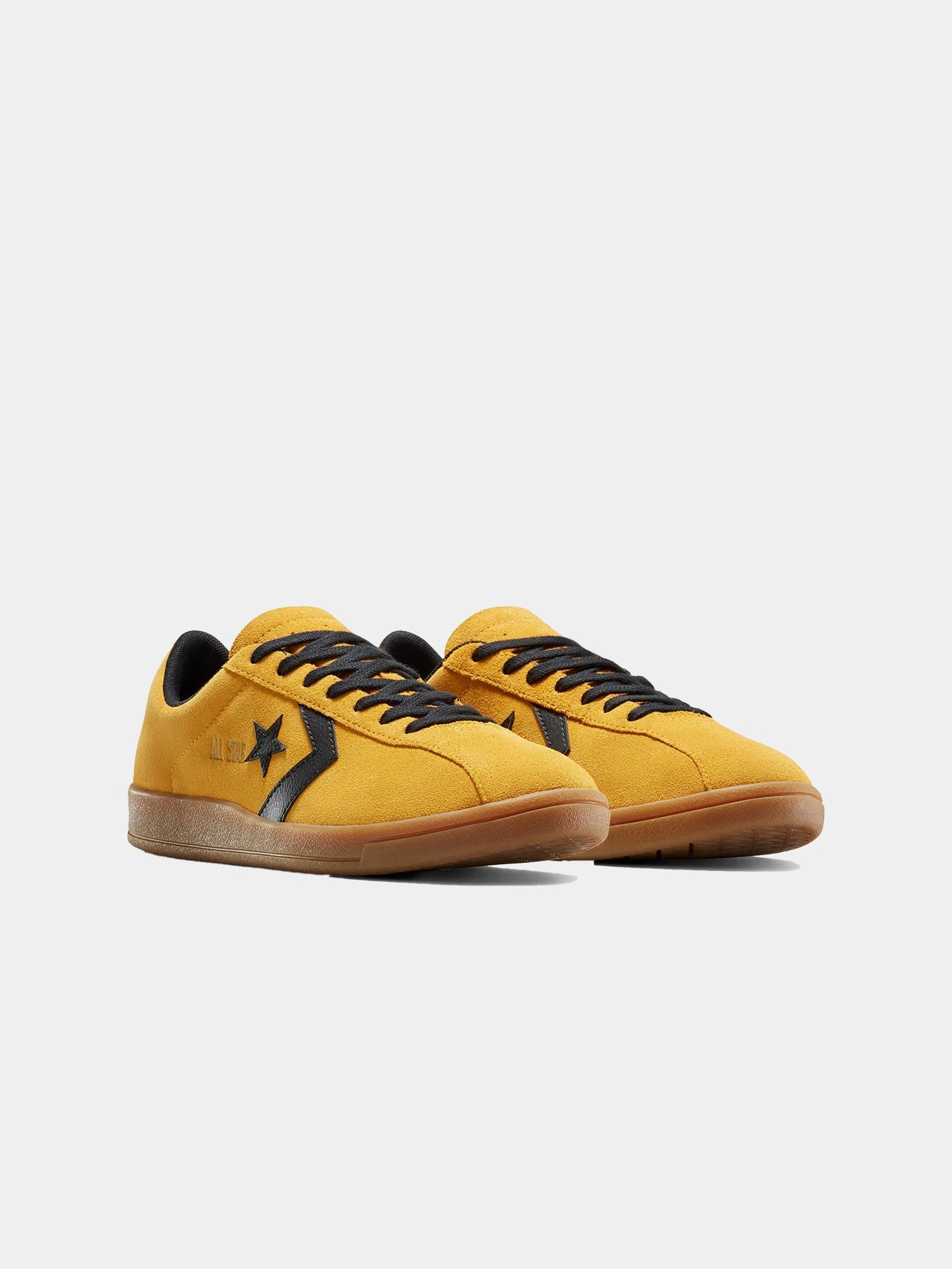 Classy All Star Classic Trainer Suede - Yellow/Gum