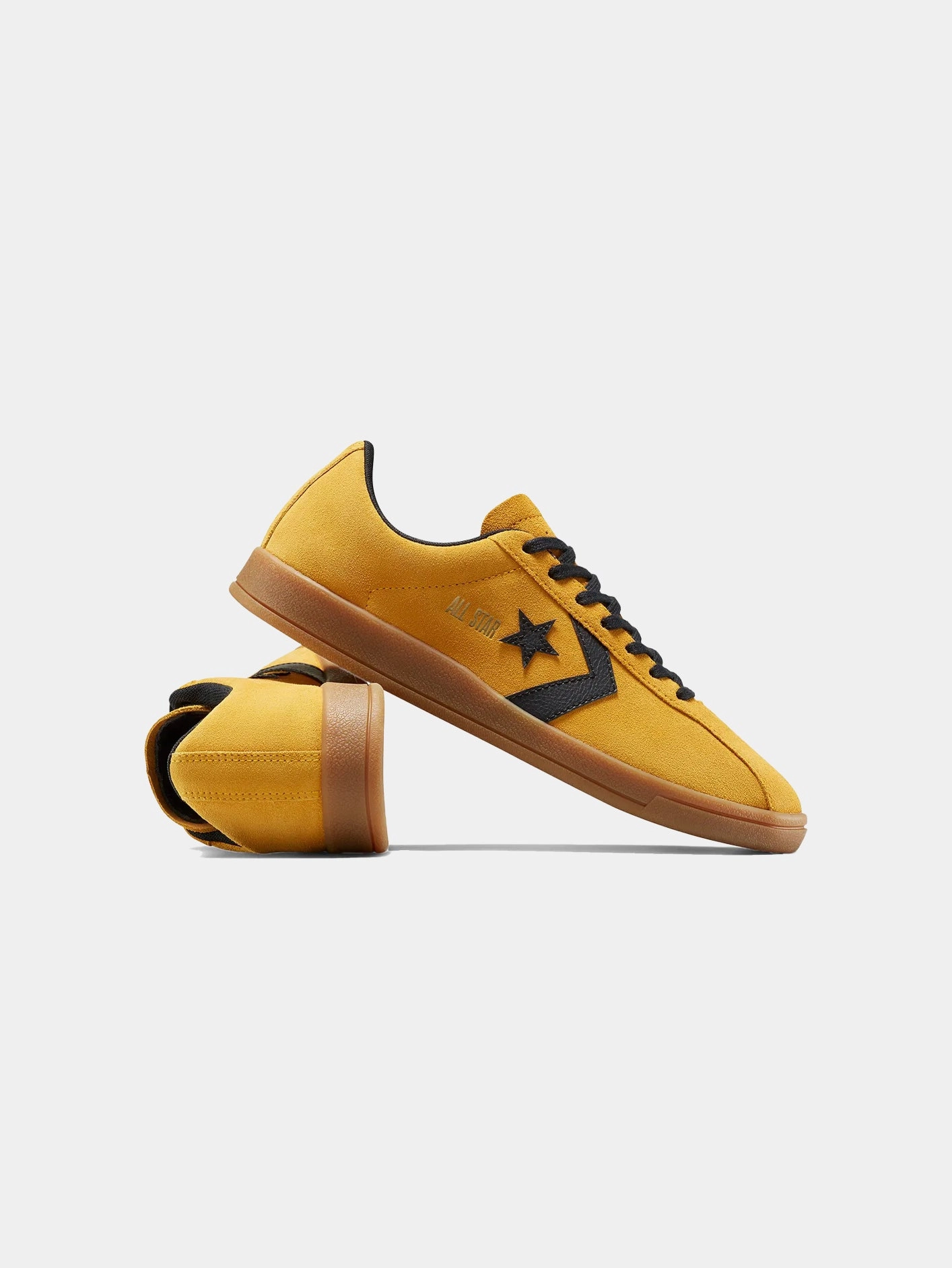 Classy All Star Classic Trainer Suede - Yellow/Gum