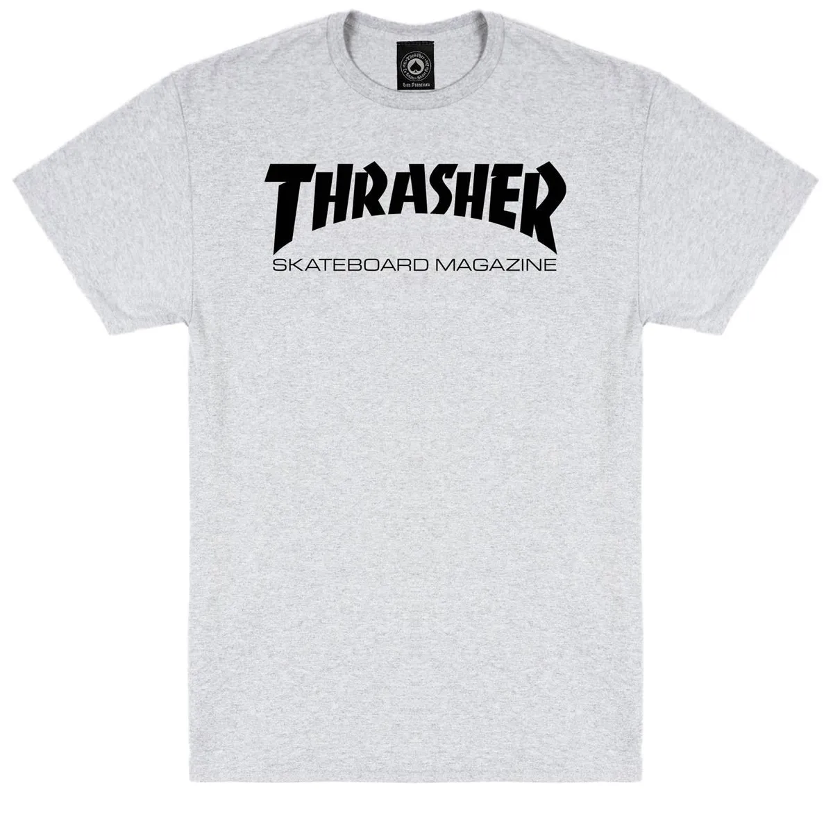 Cleaning Services Thrasher Skate Mag T-Shirt - Ash Grey Headphones