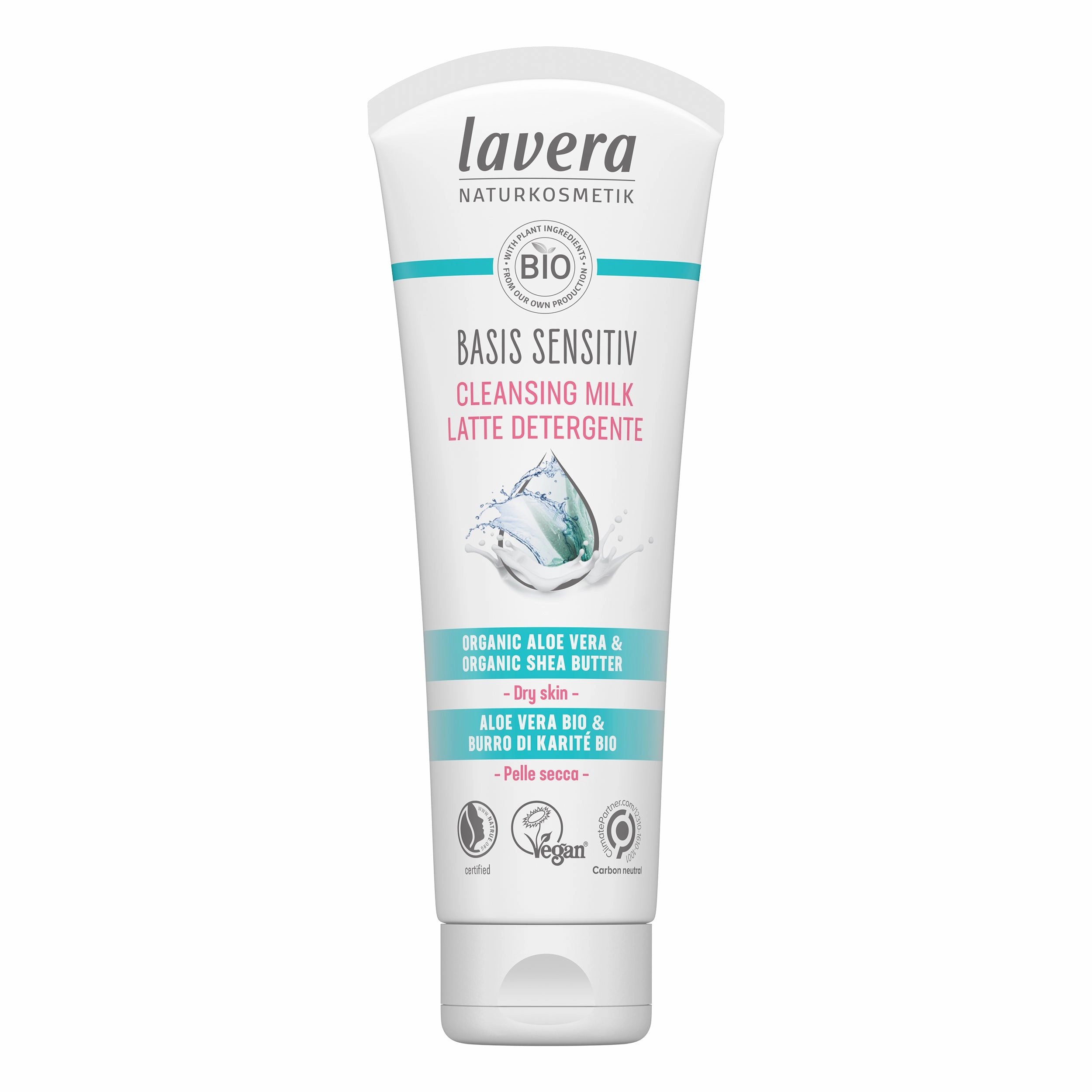 Cleansing milk, Basis 2 in 1, 125 ml