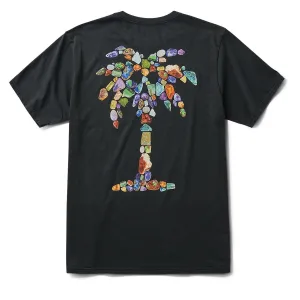 Clearance Sale Roark Opal Palm T-Shirt - Black Electrical Supplies
